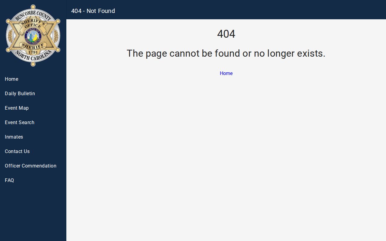 Buncombe County arrest record incident report lookup