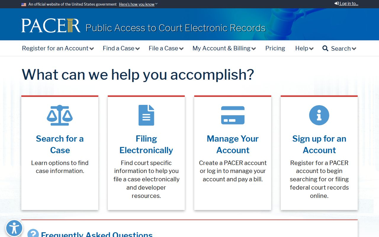 Buncombe County federal criminal court case PACER access