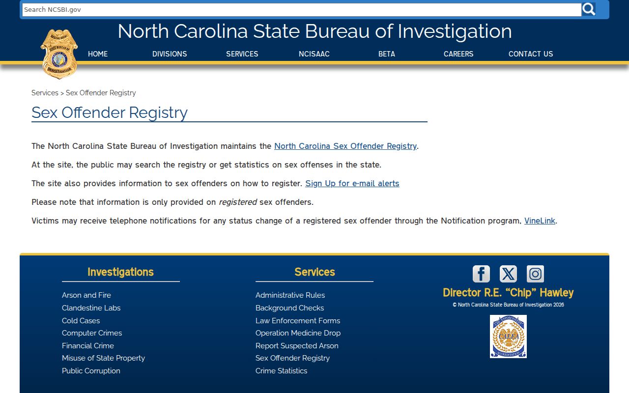 Buncombe County sex offender registry overview from NCSBI